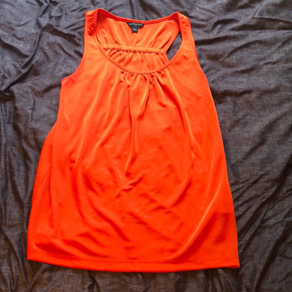 Orange blouse